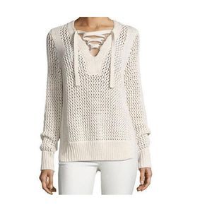 Derek Lam Women's Knit Sweater Ivory XS